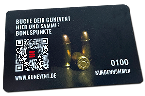 Unsere Kundenkarte GUNEVENT.DE Card